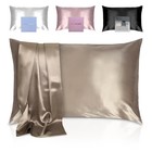 100% Mulberry Silk Pillowcase for Hair and Skin – Queen Size Highest Grade 22...