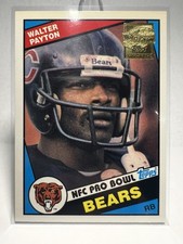 Walter Payton 2001 Topps- Reprint from 1984 Topps#228 Commemorative Series