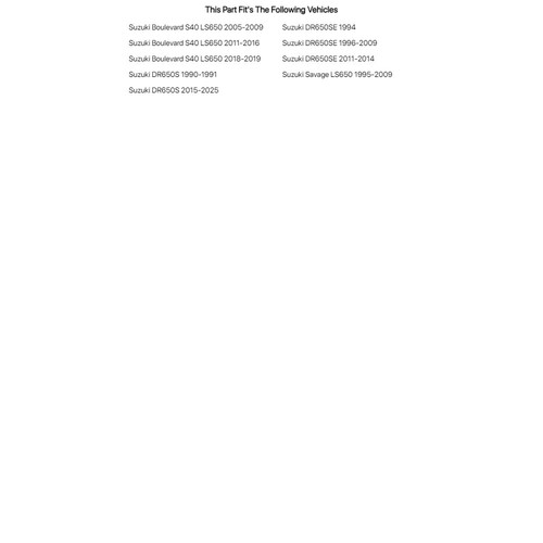 Tusk First Line Oil Filter For SUZUKI Savage LS650 1995-2009 - Bild 3 von 4