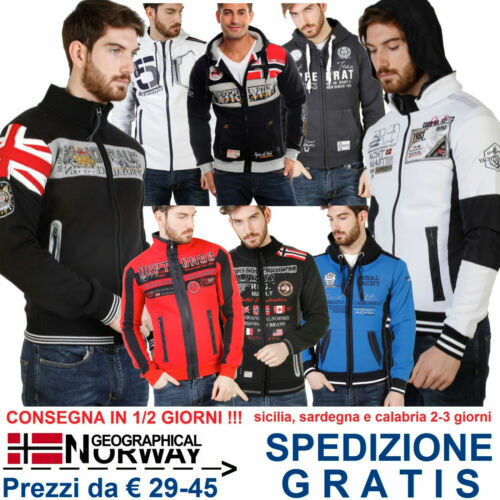 Geographical Norway Felpa Con Cappuccio In Pile Per Uomo - Modello Gisland, Calda E Comoda Per Tutti I Giorni