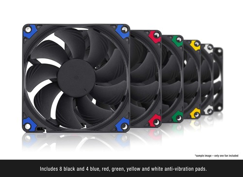 Noctua NF-A9x14 HS-PWM chromax.Black.swap Premium Quiet Slim Fan 4-Pin 92x14m... - Picture 4 of 7