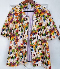Stella Jean Cotton Art Print Jacket Size 42