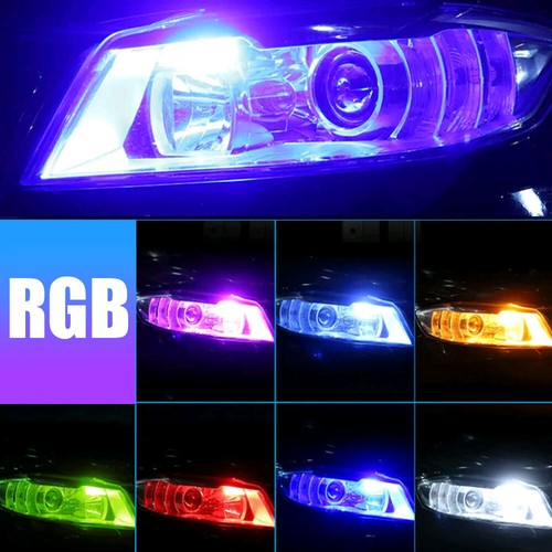 10x/Set T10 RGB LED Bulbs 5050 2SMD Car Dome Read Light License Lamp Accessories - Picture 12 of 12