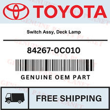 OEM Originale Toyota Tundra 2007-2014 Interruttore Assy, Deck Lampada -