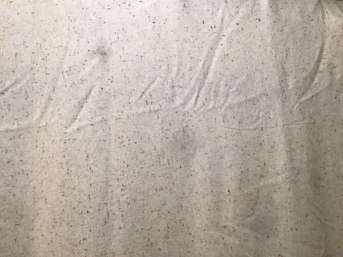 Bannu Woollen Mills Cream King Classic Shawl Blanket 100” x 48” Stains on it - Picture 5 of 12