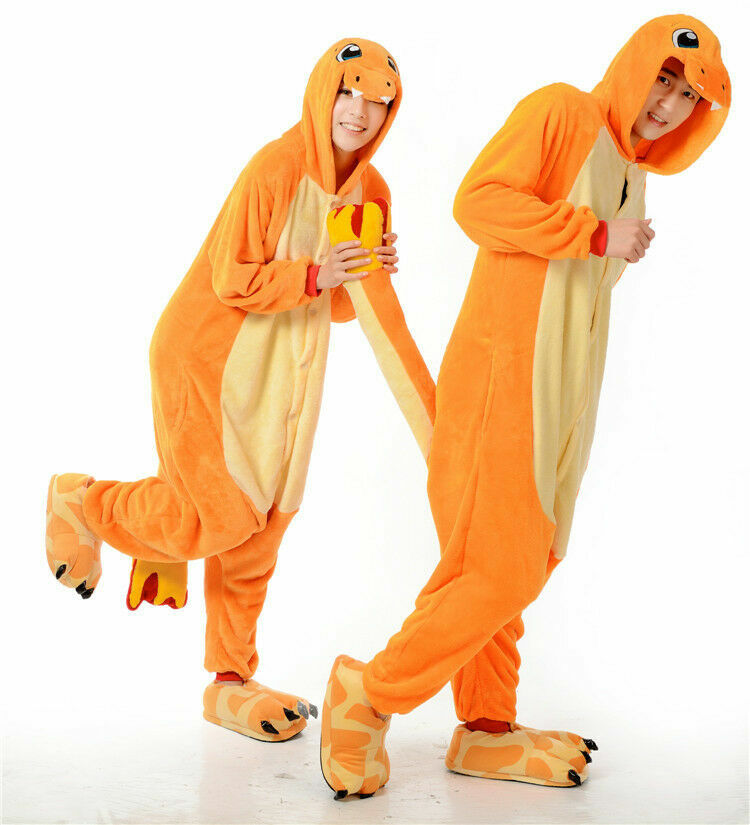 Body Pokemon Charmander Kigurumi Adulto Animale Costume Cosplay Pigiama 2023