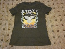 Fleetwood Mac Dreams Albums Charcoal short sleeve T shirt Size Small New