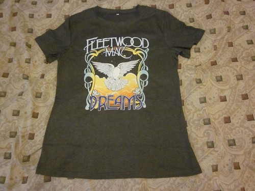 T-shirt Fleetwood Mac Dreams Albums antracite manica corta taglia small nuova - Foto 1 di 8