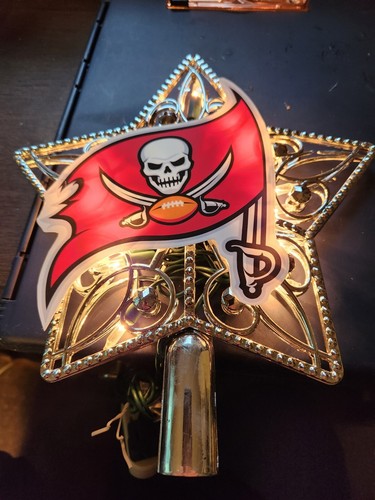 Tampa Bay Buccaneers inspired Christmas Tree Topper Top Ornament Ornaments NFL 2 - Picture 2 of 6
