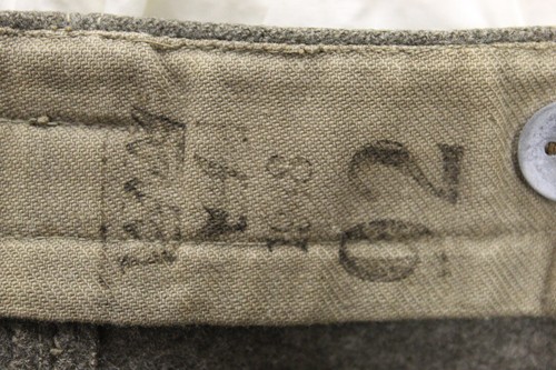 VTG Wool Swedish Trousers Military Army WWII 2 Crown 28x32 Hunting Wool Pants  - Picture 9 of 10