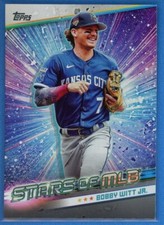 2024 Topps Series 1 Stars of MLB Insert #SMLB-17 Bobby Witt Jr. Royals