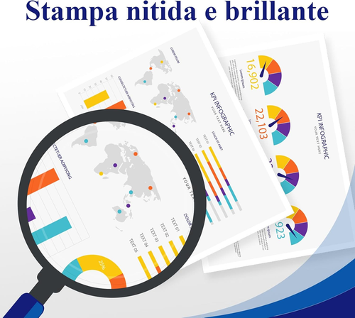 GILIMEDIA T0715 Multipack Compatibile Con Epson T0711 T0712 T0713 T0714 per Epso - Foto 4 di 12