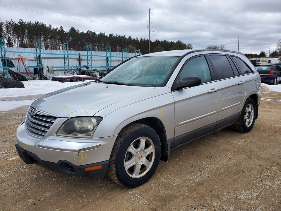 Puerta delantera derecha vidrio/ventana (lado de paso)(tinte AS2) 2004-2008 CHRYSLER PACIFICA Foto 3 de 4