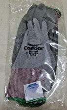 NEW! CONDOR Cut Resistant Gloves, Gray, M, PR