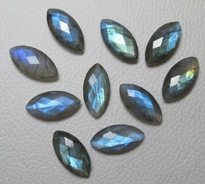 Labradorite Marquise BeadsNatural Labradorite Smooth Marquise BriolettesLabradorite Gemstone BriolettesLabradorite Beads6 PcsSILBCB