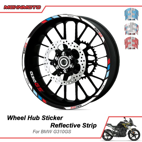 For BMW G310GS Motorcycle Accessories Waterproof wheel Stripes Sticker Rim Decal - Bild 1 von 15