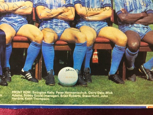 25 Autogramme COVENTRY CITY FC 83/84 - handsigniertes Poster! Gibson/Gould/Butterworth - Bild 7 von 7