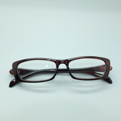 Reading Glasses Chunky Bold Full Rich Brown Glossy Square Frame +2.00 Lens - Picture 4 of 4