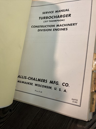 Allis Chalmers repair manual HD6 M100 16-21 6000-7000 10-11000 set - Picture 12 of 19