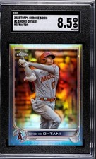 2022 Topps Chrome Sonic Shohei Ohtani Refractor 8.5SGC POP 1