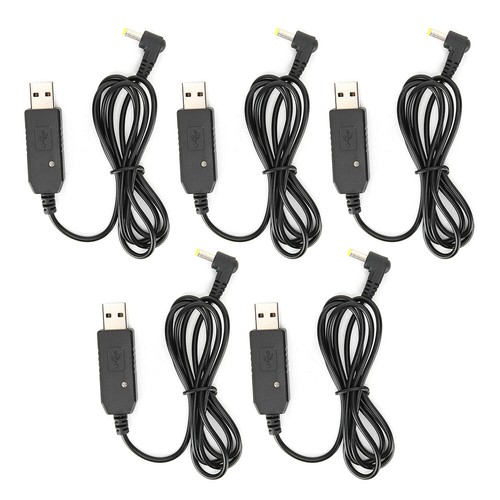 5X Walkie Talkie Battery USB Charging Cable Charger For Baofeng Radio UV82 DM EE - Photo 11/12
