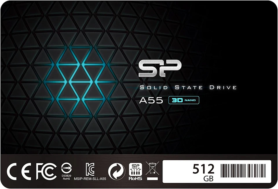 Silicon Power SSD 3D NAND SLC 2.5" SATA-3 Slim Laptop Hard Drive HDD 128GB-1TB - Image 2 of 4