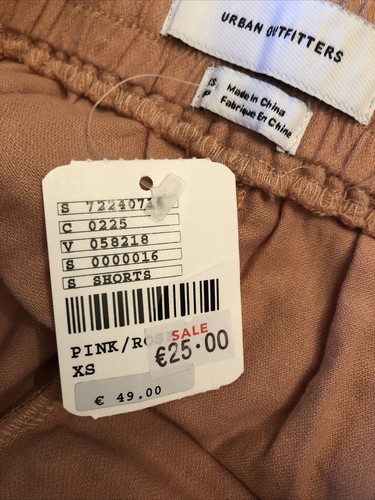 urban outfitters cotton Womens shorts in rose size XS - Picture 6 of 6