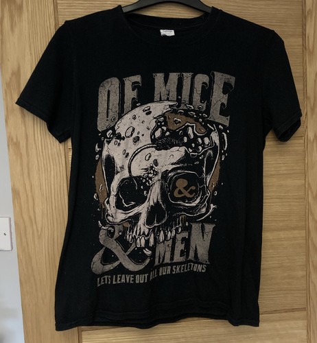 Of Mice & Men Let’s Leave Out All Our Skeletons Band T Shirt Medium Gildan