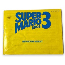 Super Mario Bros. 3 Nintendo NES Manual Only Instruction Booklet NES-UM-USA-1