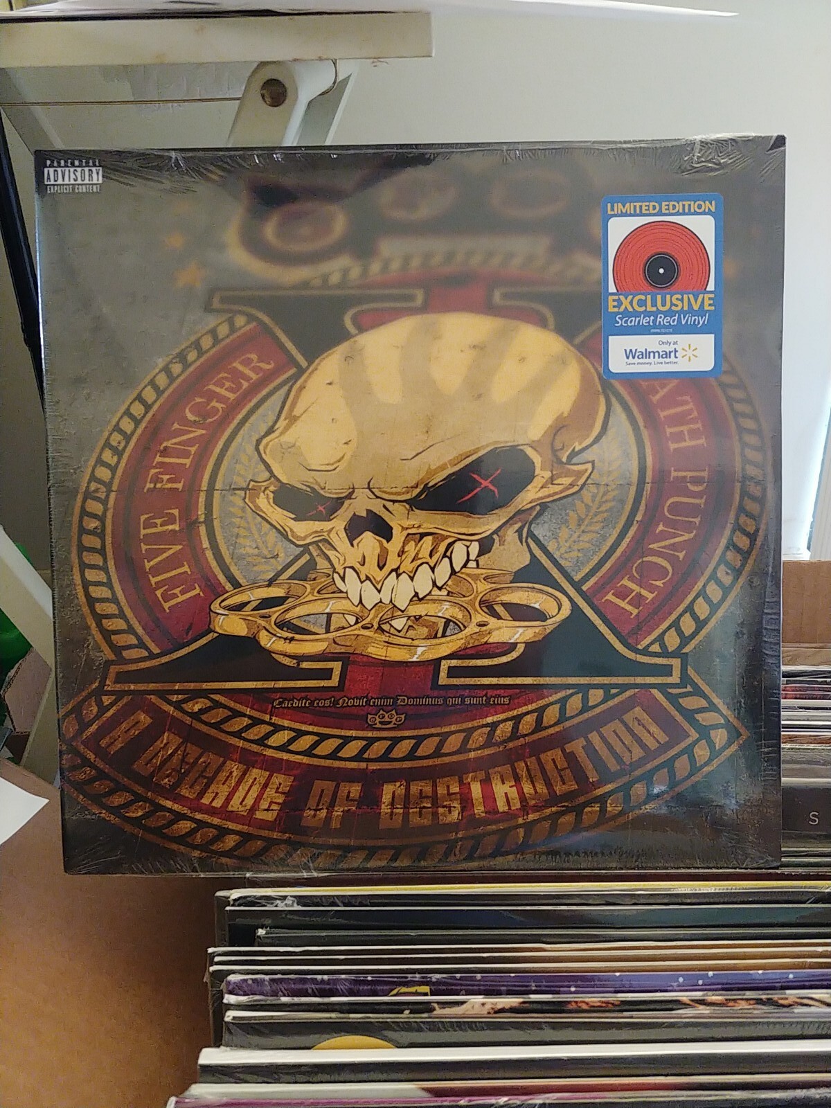 Five Finger Death Punch - A Decade Of Destruction - 2LP Red Vinyl Wal-Mart 