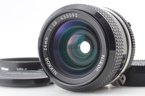 🎦VIDEO👀 W/ HN-1 Hood ✨MINT✨ Nikon Nikkor-N Auto 24mm f/2.8 non Ai From JAPAN - Picture 9 of 9