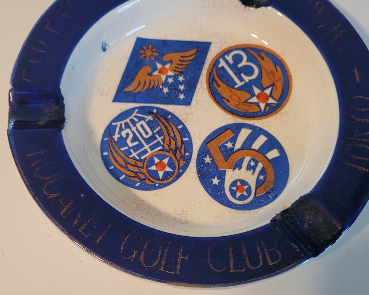 Koganei Golf Club Tokyo Japan Air Force Ashtray Collectible