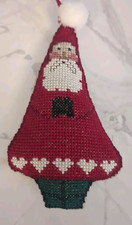 Cross stitch Santa Claus Christmas Ornaments