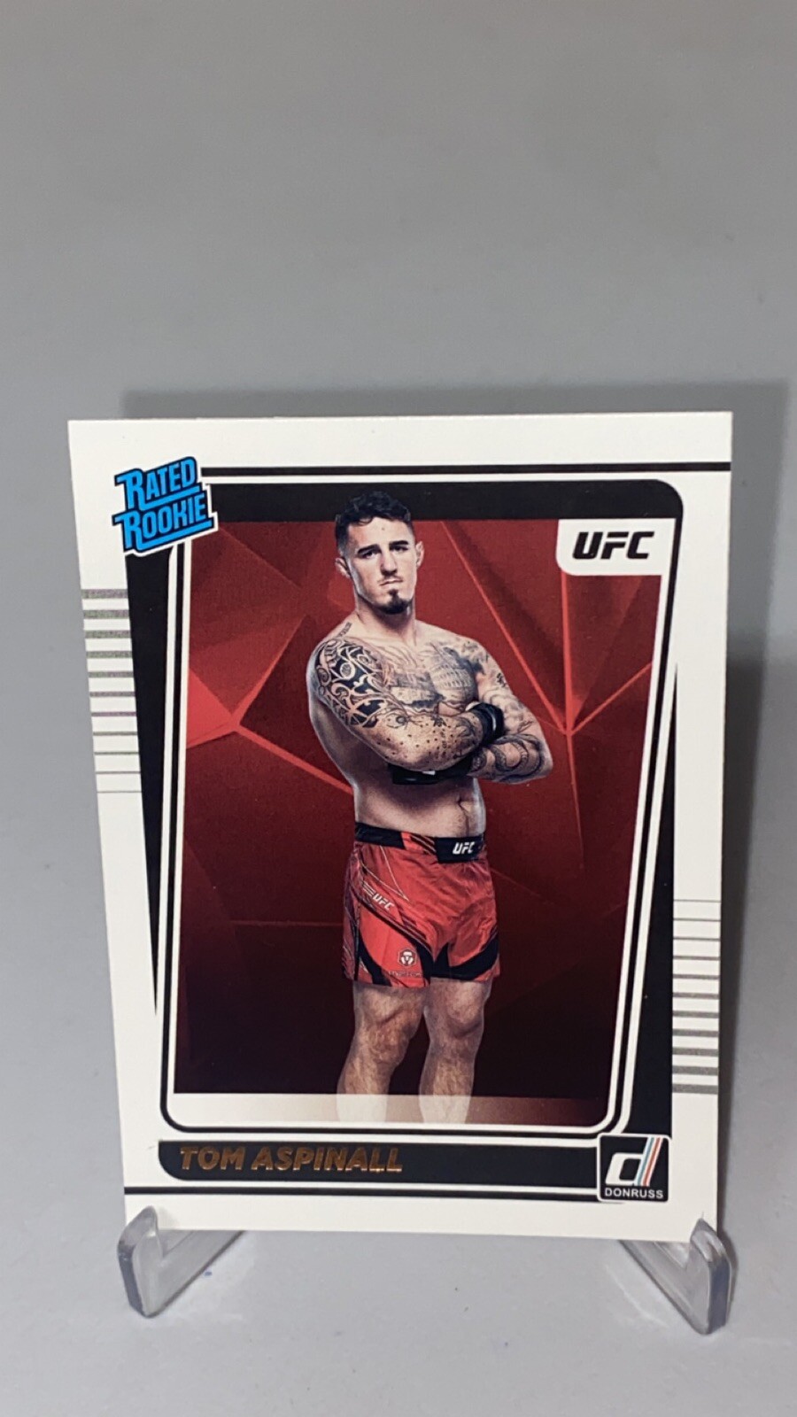 2022 Panini Donruss UFC Tom Aspinall RC Rated Rookie #216
