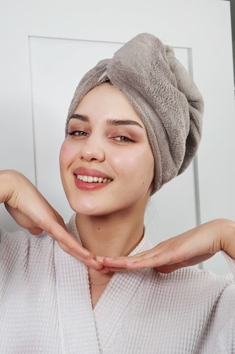 Microfiber 3 packs hair towel turban for women wet curly bath drying wrap - Picture 4 of 35