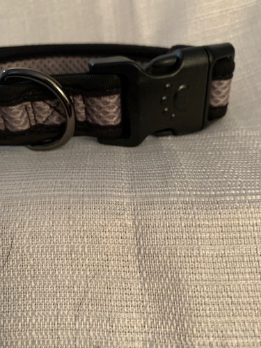 Top Paw Adjustable Dog Collar 18-26” Black Grey Mesh Large NWOT - Picture 2 of 4
