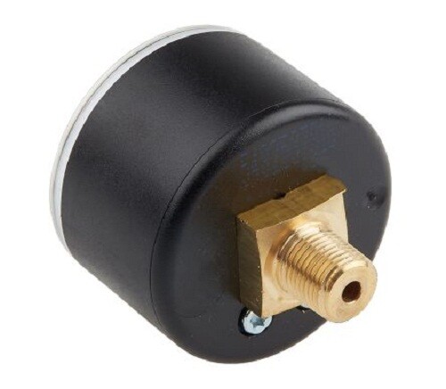 RS Pro ANALOGUE POSITIVE PRESSURE GAUGE 40mm 0-6Bar R-1/8″ Back Entry,Dual Scale - Picture 2 of 3