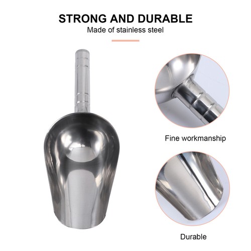 Cuchara de acero inoxidable de metal para comida para perros cuchara de comida para mascotas cuchara de comida para perros - Imagen 12 de 12
