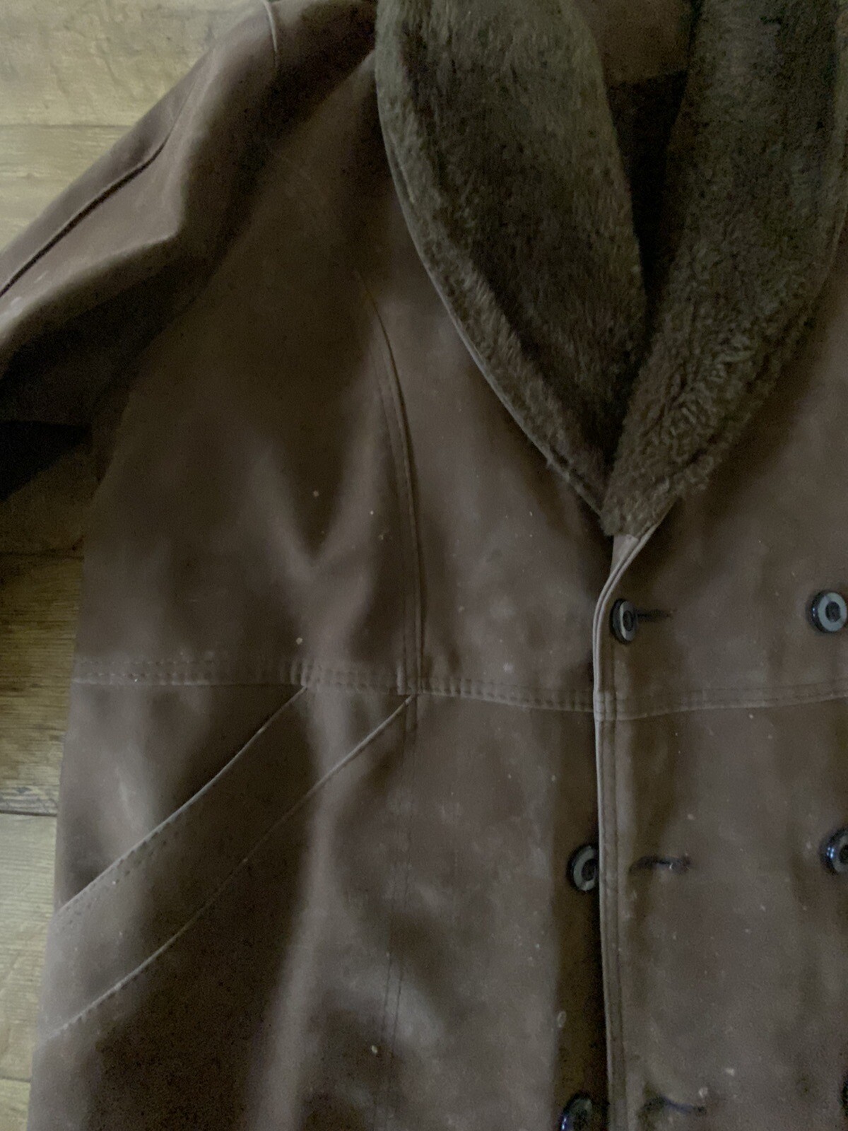 sheepskin coat mens used eBay