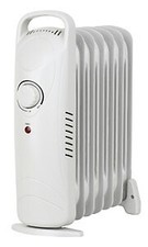 240V 700W Noiseless Operation Wide Feet Energy Efficient Mini 7-Fin Oil Heater