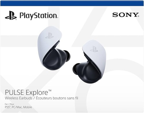 Sony PLAYSTATION PULSE Explore Wireless Gaming Earbuds - White NEW SEALED PS5 PC