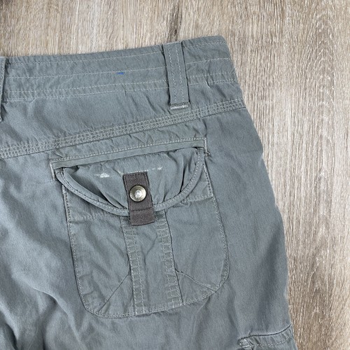 Pantalones Cortos de Senderismo Kuhl Patina Dye Carga Para Mujer’s 10 Gris Bolsillos a Presión De Colección Trail - Imagen 11 de 17