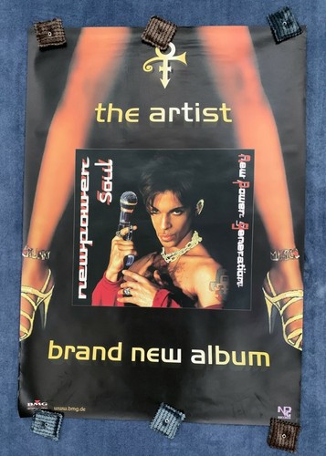 Prince - Rare New Power Soul Germany Promo Poster 23.5" x 33"