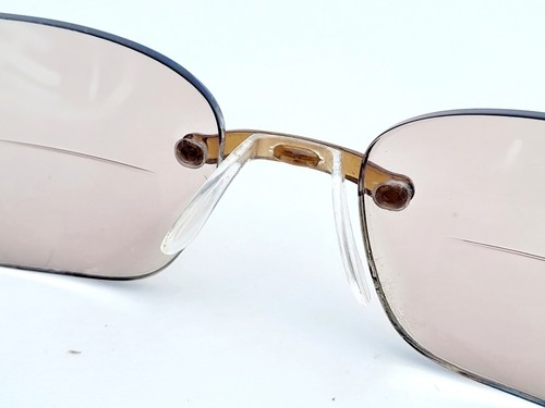 Italee Swissflex Rimless Featherweight Leopard Eyeglasses Frame Only 476 - Picture 5 of 11