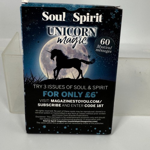 Cartas de Poder Mágico Unicornio Alma y Espíritu 60 Mensajes Místicos Perfectos - Imagen 2 de 4