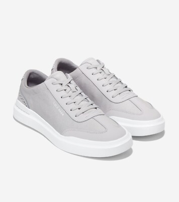 Cole Haan Mens GRANDPRO RALLY T-toe Sneaker Microchip/Optic White-C36747-SZ 12 M