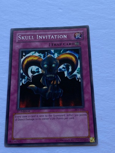 Yugioh - 1x Invitación Calavera - PSV-056 - LP/NM - Raro - Sirvo del Faraón - 2003 - Imagen 2 de 10