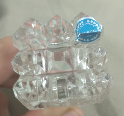 Salero y pimentero vintage FB Rogers Silver Co plateado y cristal - Imagen 4 de 6