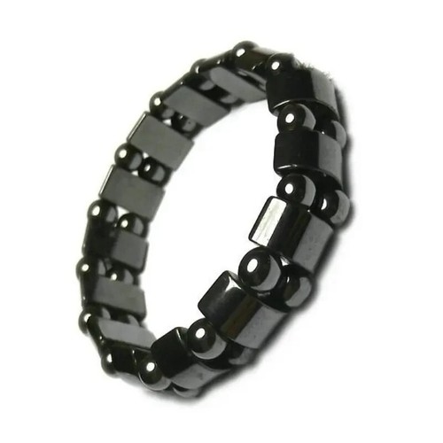 Magnetic Healing Therapy Hematite Stone Charm Bracelet Weight Loss - Picture 2 of 5