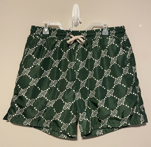 Maison Article Shoe Palace Green Paisley Shorts Mens 2XL Hybrid Style NWOT - Picture 1 of 8